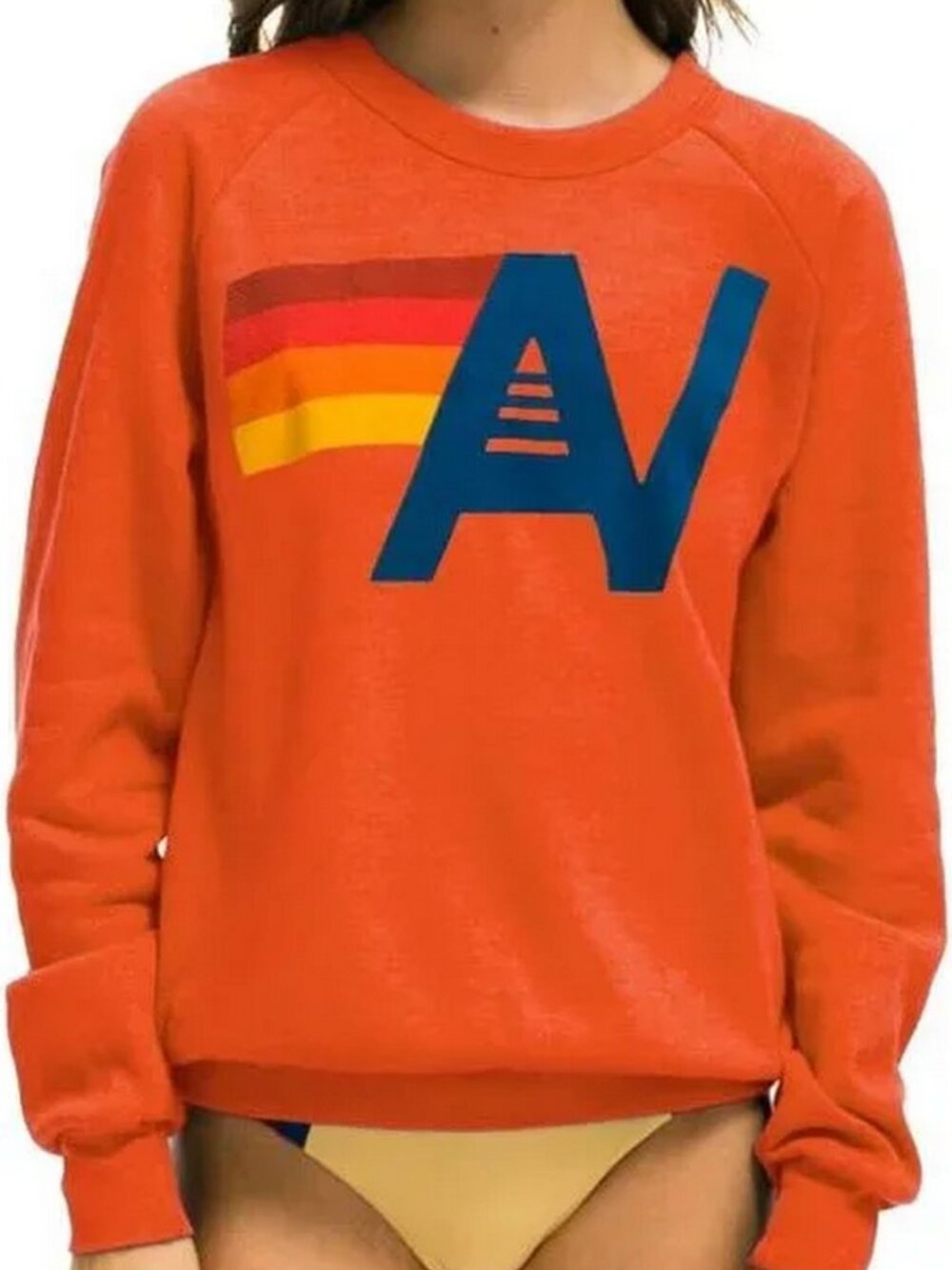Aviator Nation Unisex Logo Crew Sweatshirt
